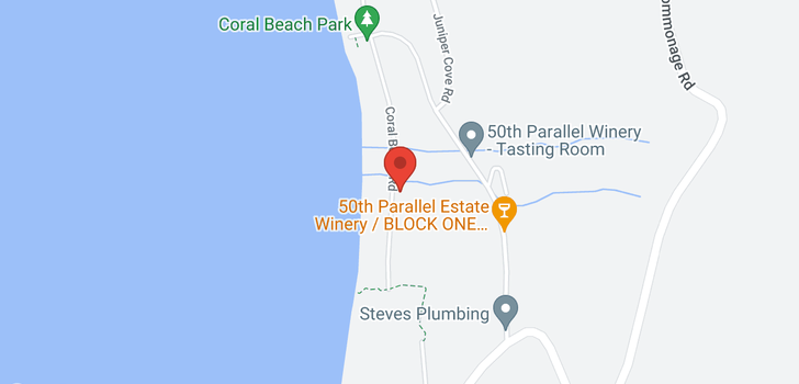 map of 17011 Coral Beach Road